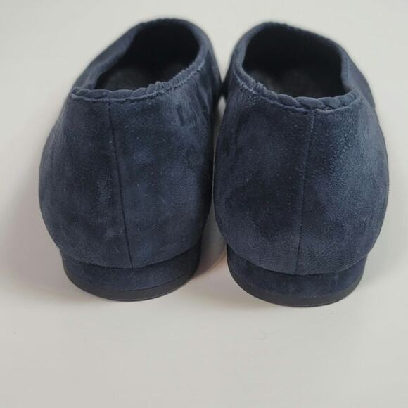 Eileen Fisher Posy Flats in Midnight Suede, sz 9 - Picture 6 of 15